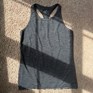 Athleta Striped Racerback Tank Top | Size Medium